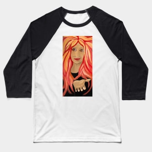 Fire Goddess Baseball T-Shirt